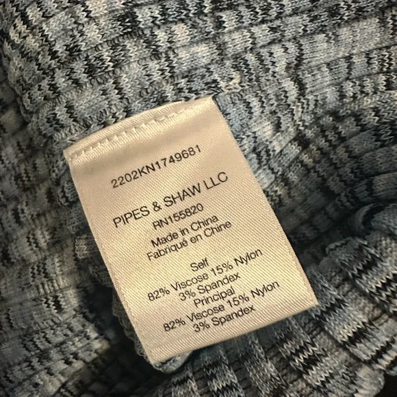 VERONICA BEARD Lipa Rib Knit Pullover Sweetheart Top M - Picture 5 of 5